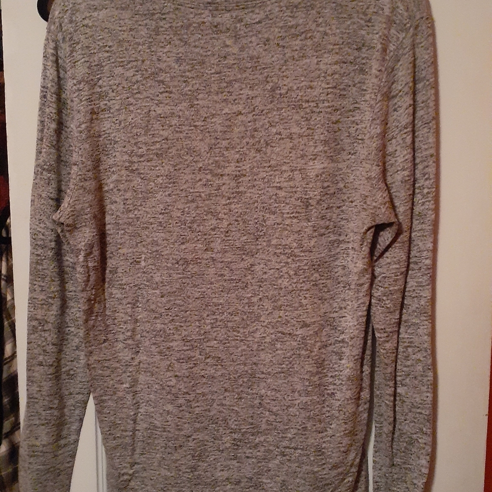 Aeropostale Heather Grey Long Sleeve Super Soft Shirt - Womens Medium